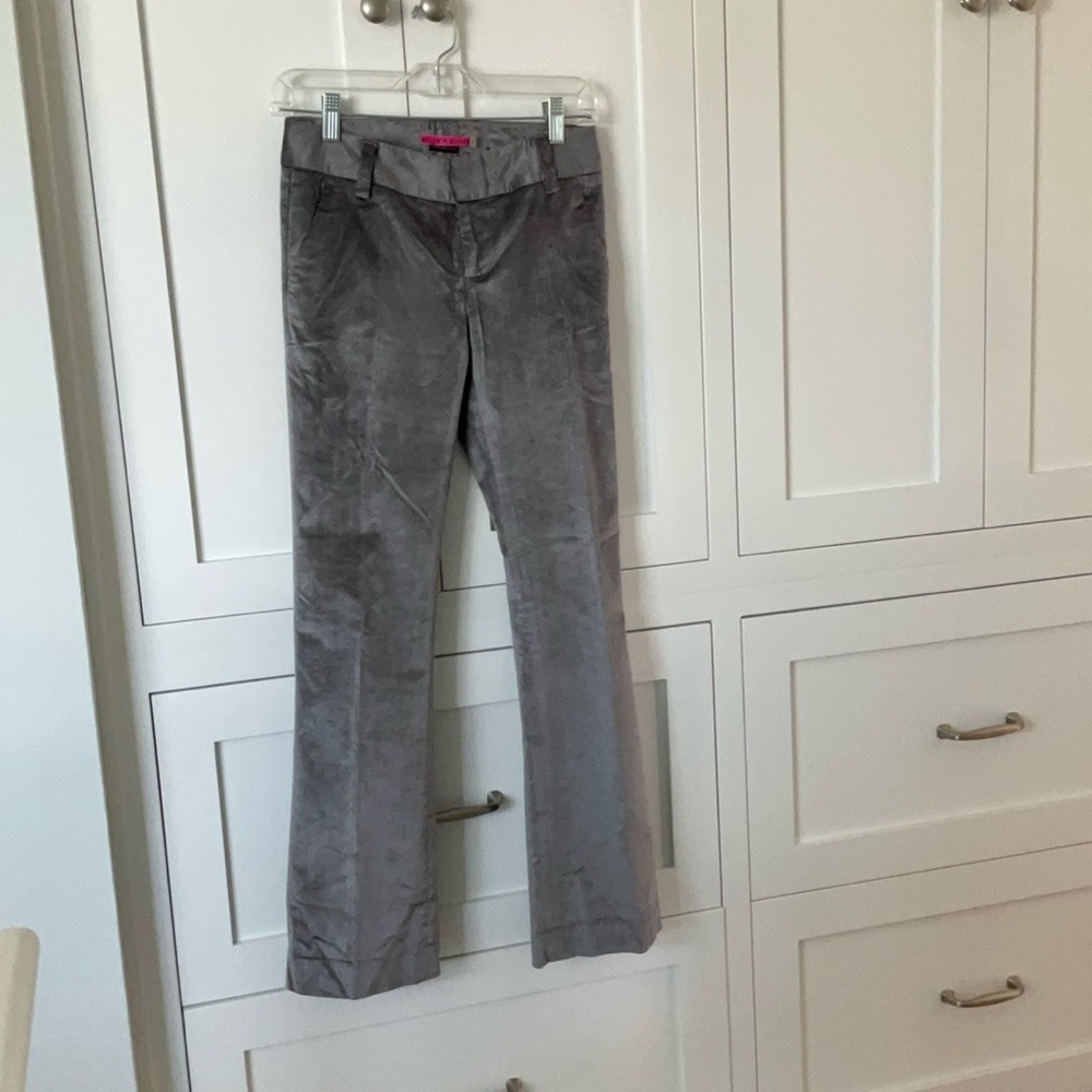 Alice + Olivia Gray Boot Cut Pants